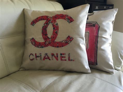 fake chanel throw blanket|chanel throw pillow cover.